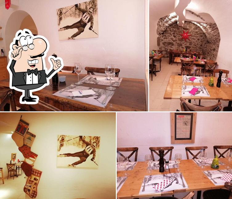 Gli interni di Bar À raclette colombin