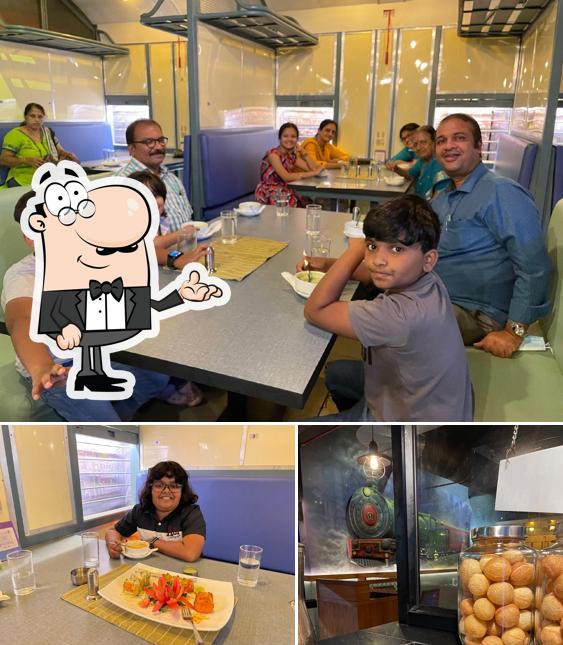 Among various things one can find interior and food at NBK Refreshment Room