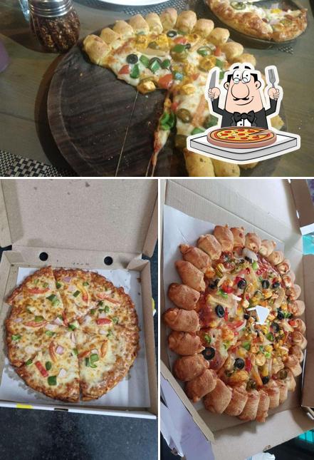 Order pizza at Olive's Pizza & Sizzlers