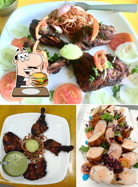 Order a burger at Reshma Family Dhaba