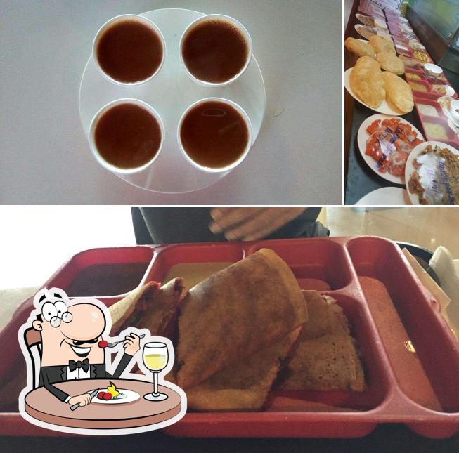 Among various things one can find food and interior at Swagatam Dakshin Foods