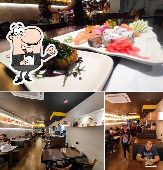 O interior do Restaurante Fuji