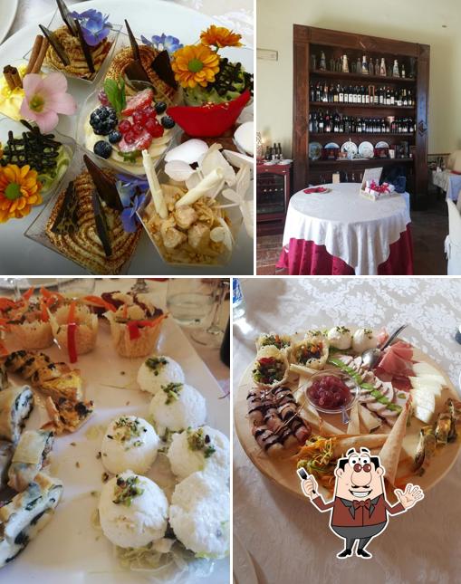 Cibo al Ristorante Palazzo Ducale della Montagnola