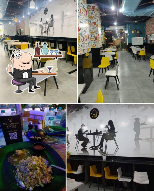 Take a seat at one of the tables at The Turmeric Kitchen