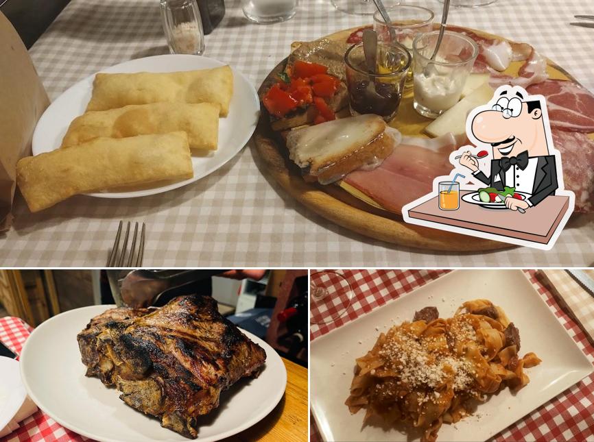 Platti al Trattoria Da Gina