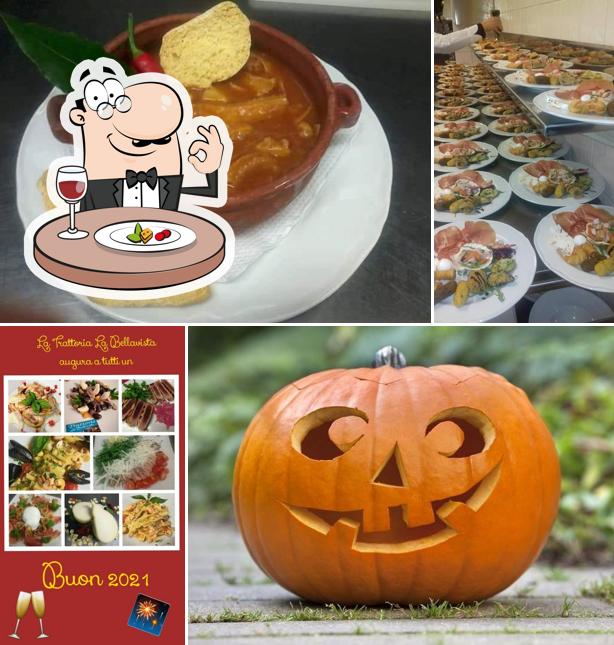 Platti al Trattoria La Bellavista Falerna