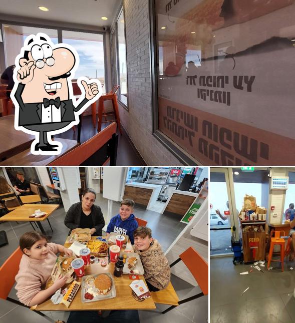 L'intérieur de Burger King