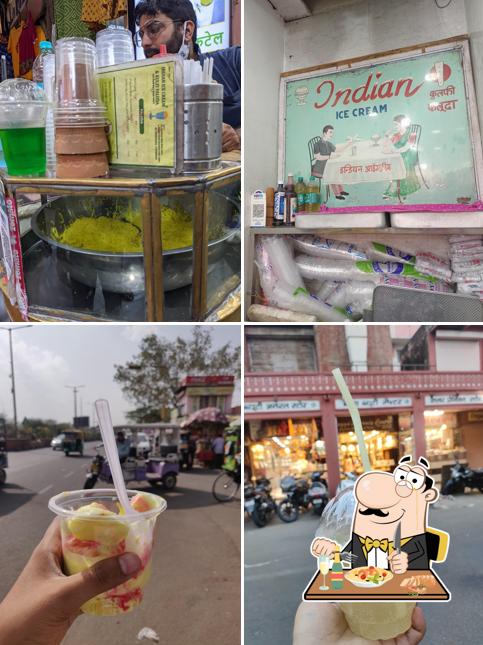 Food at Indian Kulfi Faluda