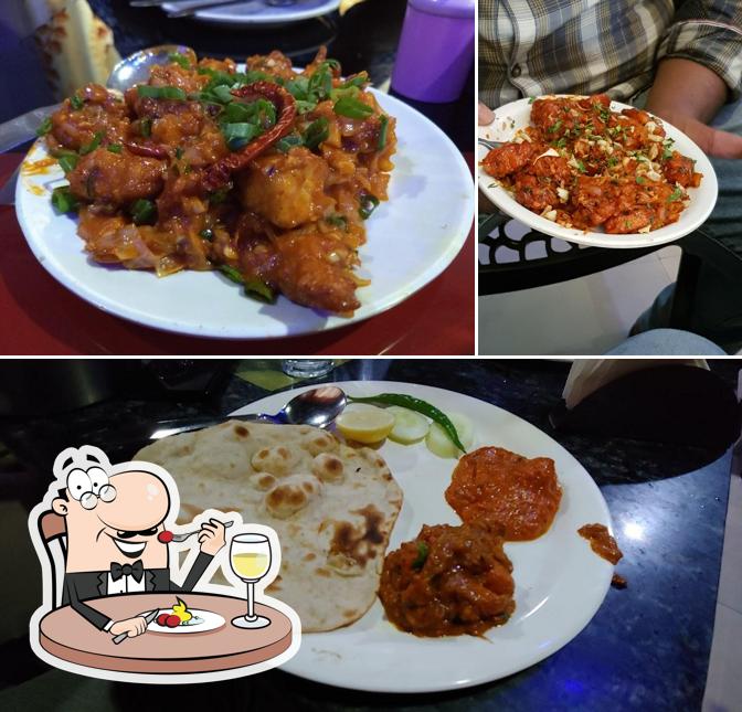 Food at Mayuri Restaurant Jagdalpur
