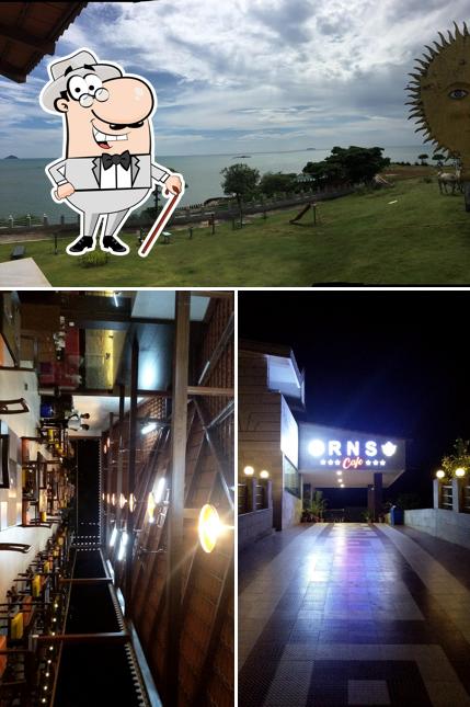 The exterior of RNS Cafe
