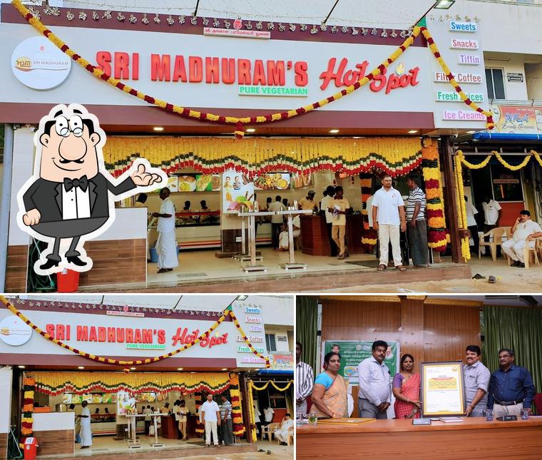 The interior of Sri Madhuram's Hotspot