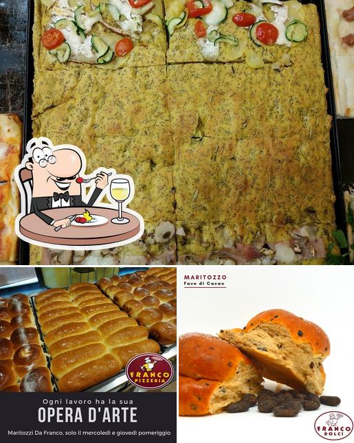 Platti al Pizzeria Da Franco