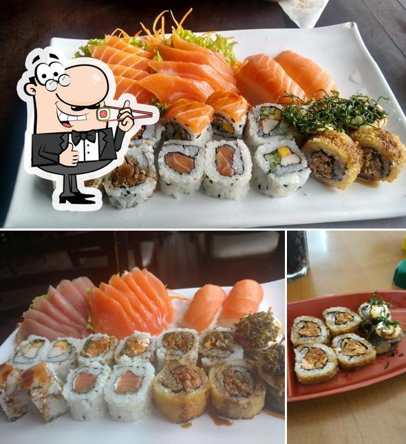 Presenteie-se com sushi no Flying Sushi Paraíso