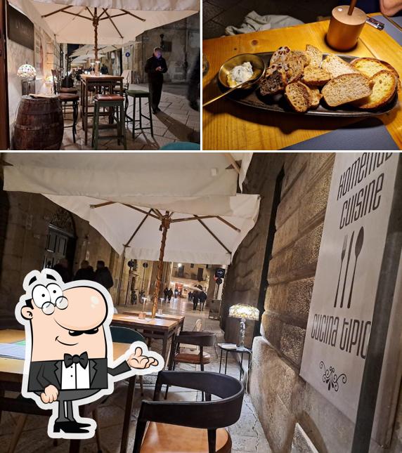 Questa è la immagine che mostra la interni e cibo di Gourmand Restaurant Cooking Experience