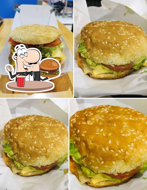 Treat yourself to a burger at New York Burrito Company