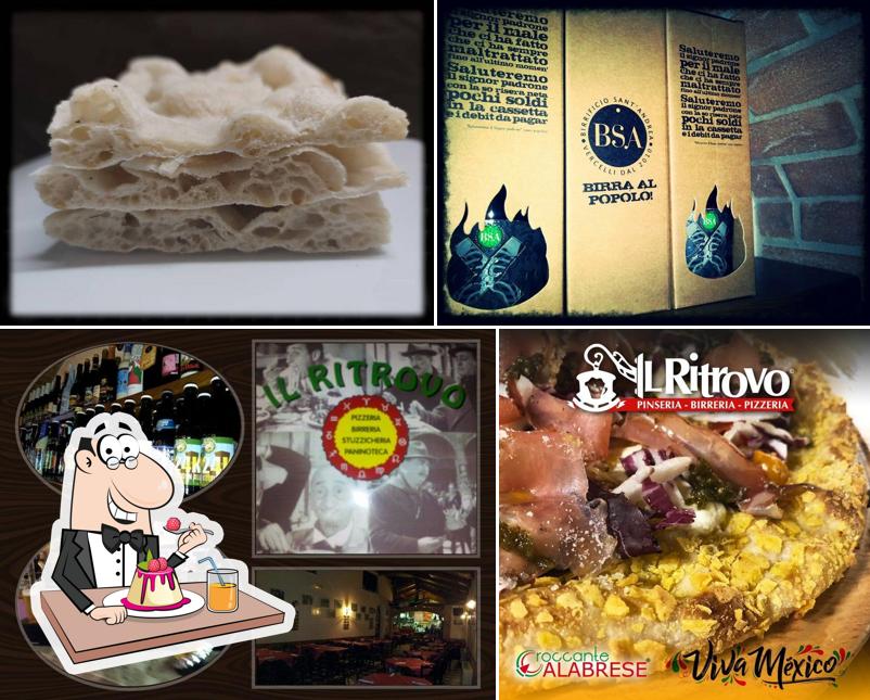 il ritrovo offre un'ampia gamma di dolci