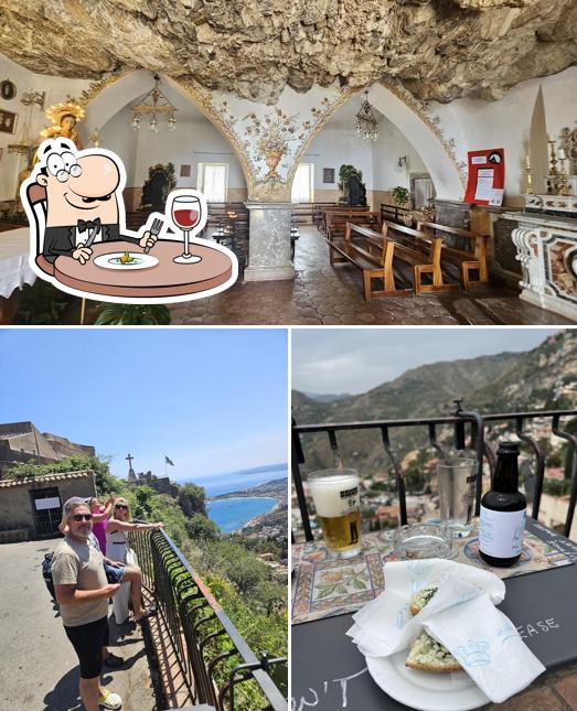 La immagine di cibo e interni da Chiosco della Rocca