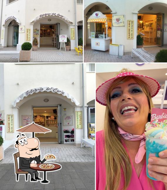 Gli esterni di Gelateria del Cuore