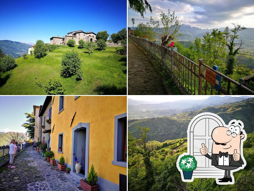 Gli esterni di Locanda Belvedere