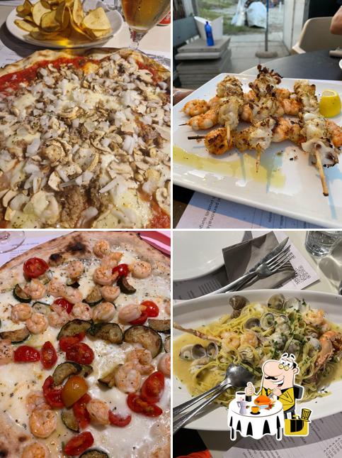 Cibo al Ristorante Pizzeria Luna Rossa
