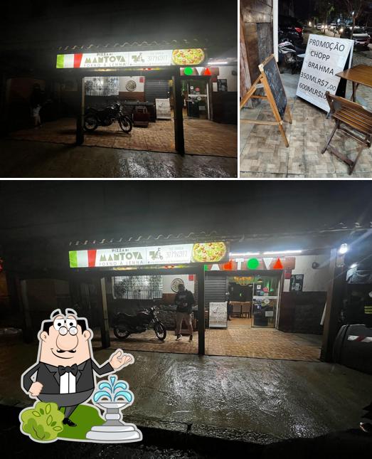 O exterior do Pizzaria Di Mantova