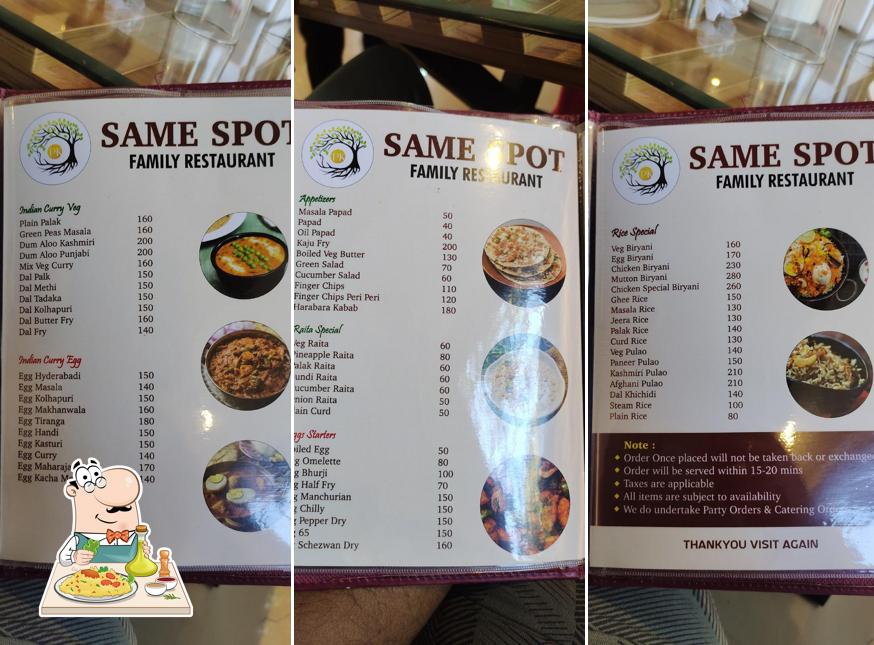 Food at SAME SPOT FAMILY RESTAURANT