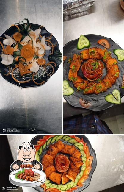 Food at The Smokin Grill Cafe