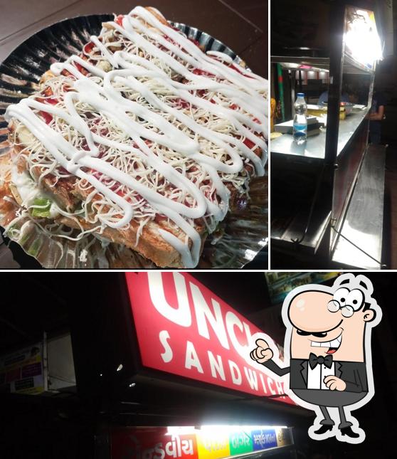 The interior of Uncle Sandwich