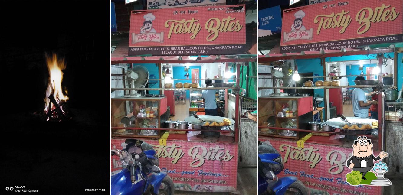 The exterior of Tasty Bites