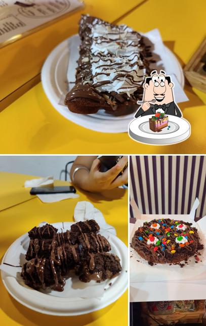 Chocolate cake at The Billion Waffles