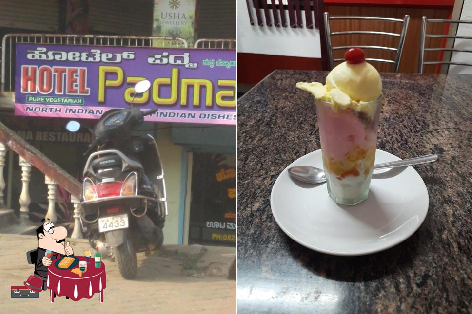 Usha's Padma Delux Family Veg Restaurant provides a number of sweet dishes