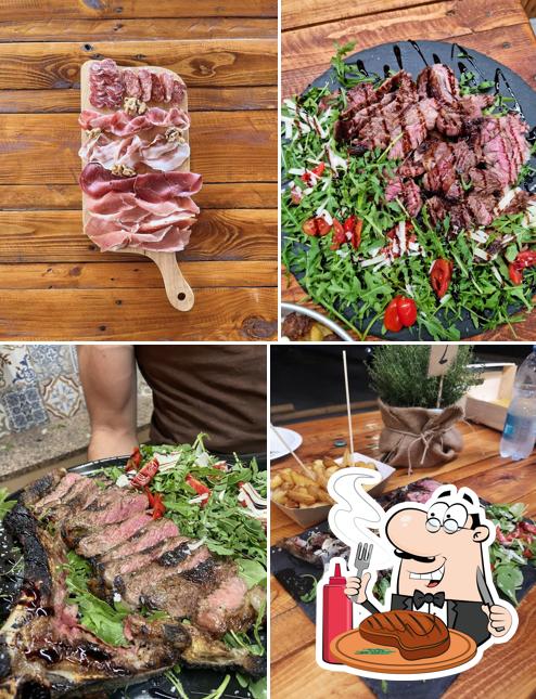 C'è un'ampia scelta di piatti per gli amanti della carne