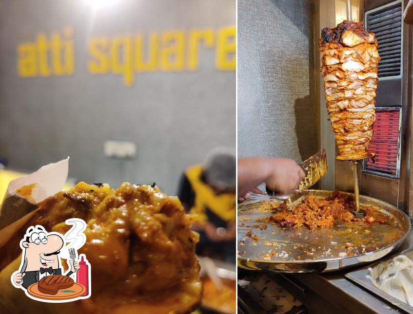 Atti Square - Kotturpuram provides meat meals