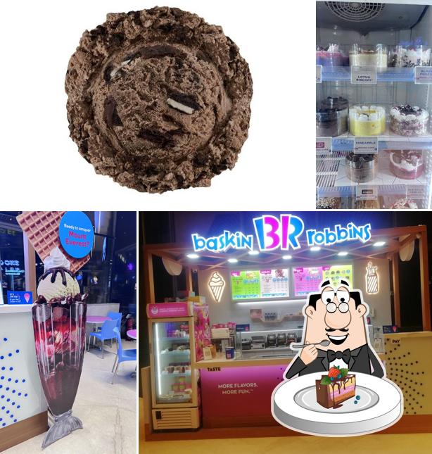 Chocolate cake at Baskin Robbins