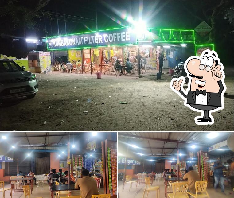 The interior of Kumbakonam degree filter coffee