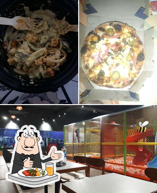 The restaurant's food and beverage