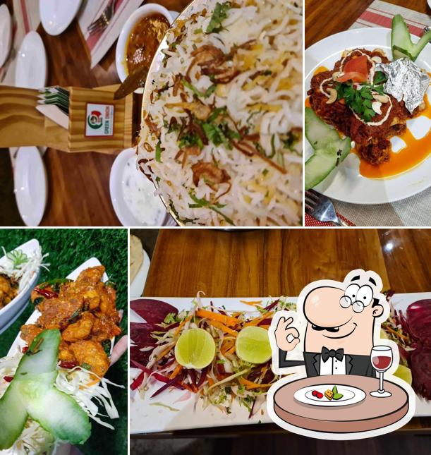 Food at Green Onion Restaurant