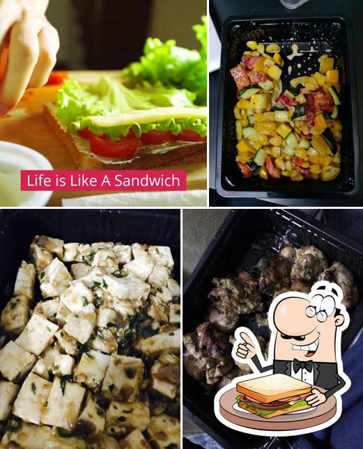 Order a sandwich at Healthalicious