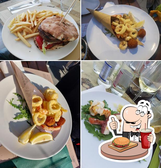 Concediti un bell'hamburger a Il Basilico