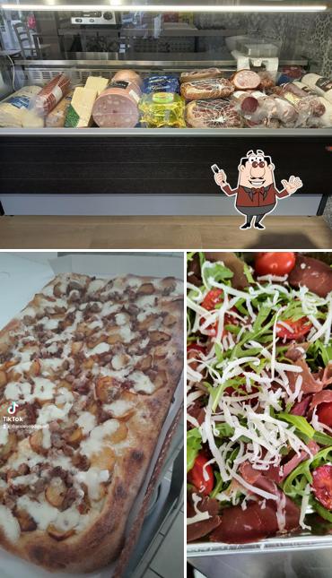 Lievito panificio pizzeria gastronomia si caratterizza per la cibo e interni