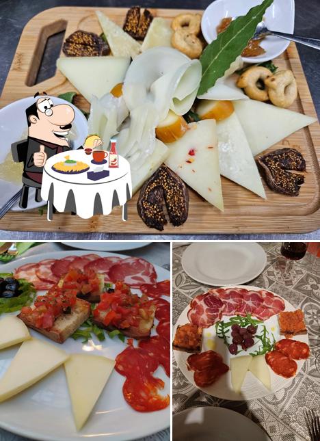 Piatto di formaggi al Porcavacca
