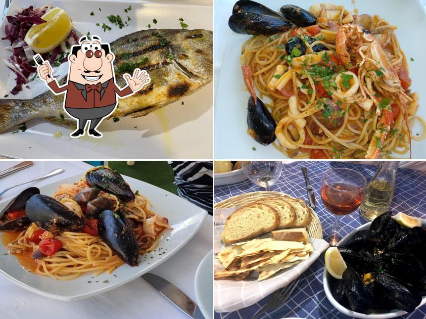 Platti al Ristorante Ittico L' Acquario