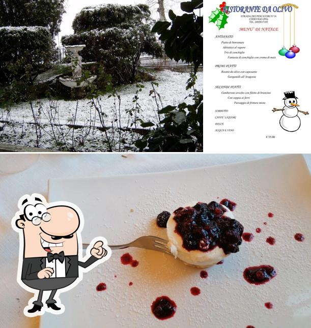 Dai un’occhiata alla foto che presenta la esterno e cibo di Ristorante Da Olivo