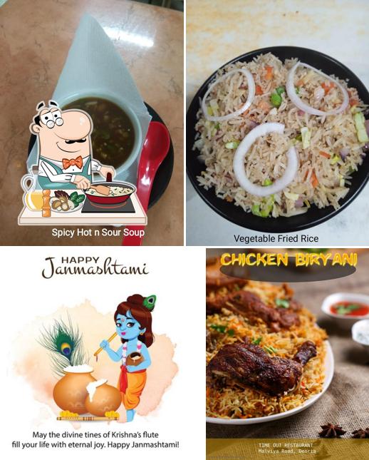 Fried rice at Time Out Restra