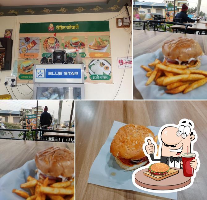 Order a burger at Rohit Wadewale