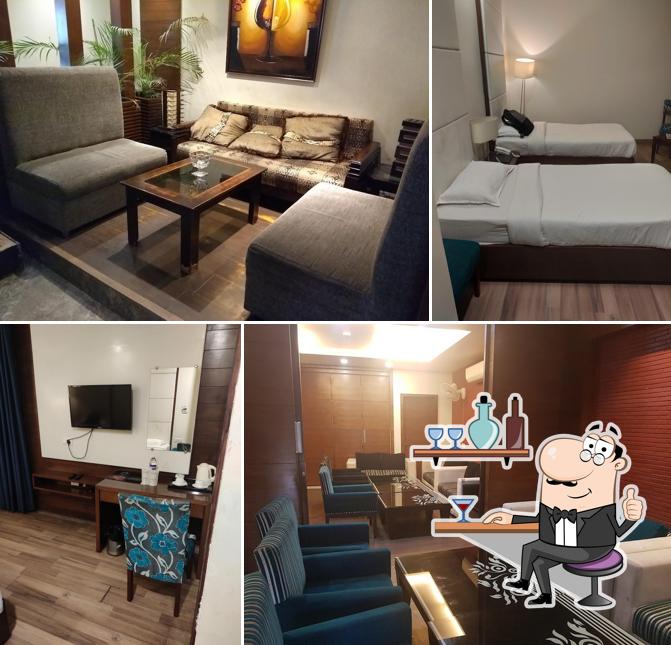 The interior of Hotel Green