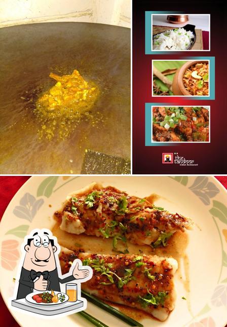 Food at The Tandoor Indian Restaurant