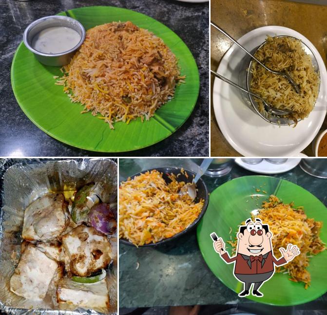 Food at Bawarchi biryani