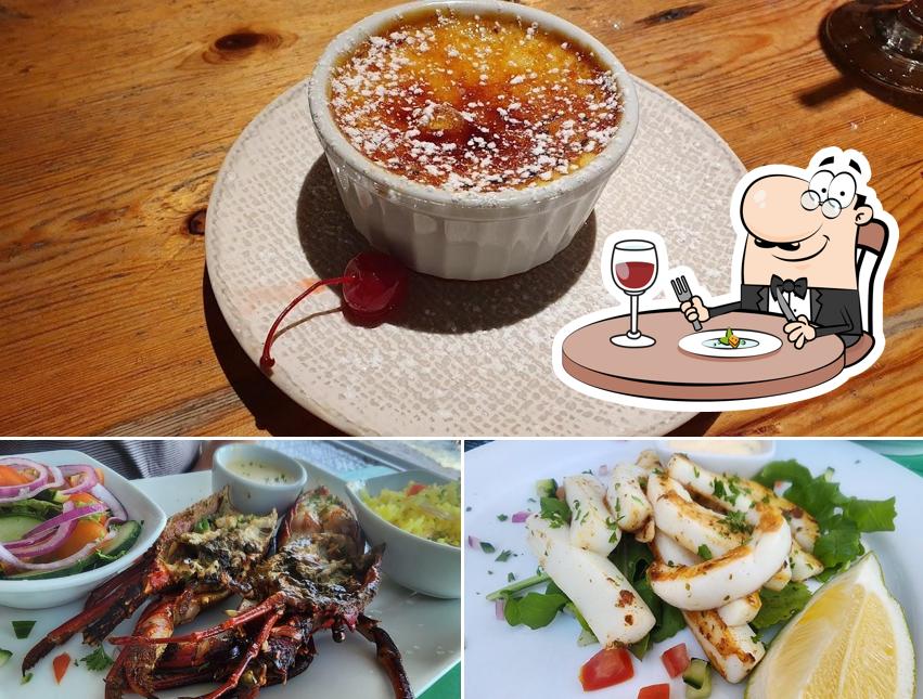 Creme brulee at Brass Bell Kalk Bay