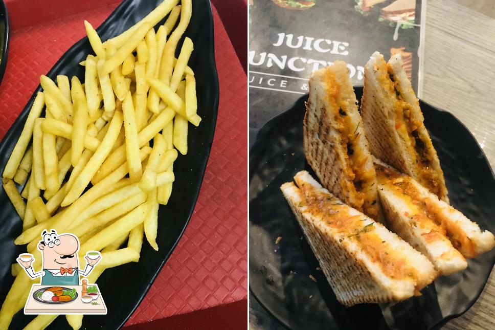 Food at Juice junction and cafe